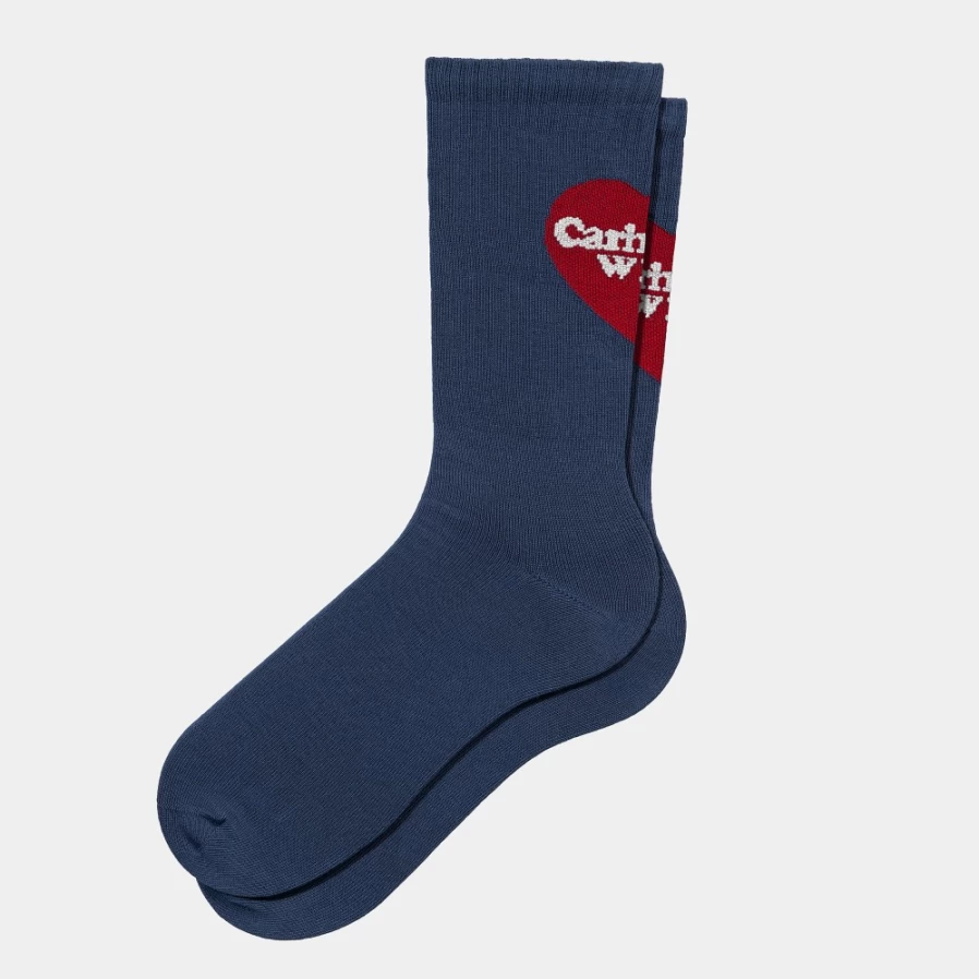 Carhartt WIP Liberty Heart Print Socks for Men & Women - Comfortable Casual Footwear
