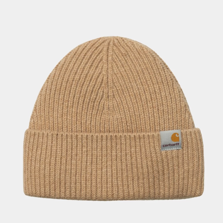 Carhartt WIP Gabe Beanie - Dusty H Brown Winter Knit Hat for Men & Women