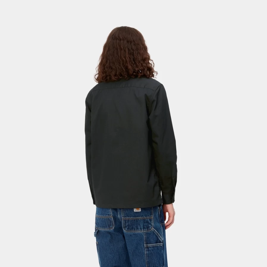 Carhartt WIP Men's Long Sleeve Master Shirt in Black
