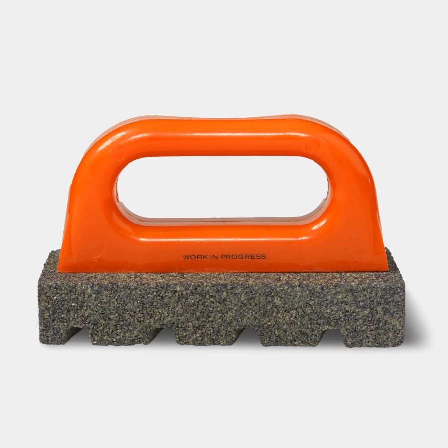 Carhartt WIP Skateboard Grip Tape Cleaner - Rub Brick Tool for Skateboards in Carhartt Orange/Black