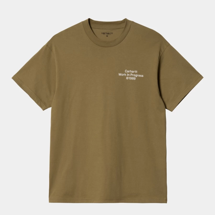 Carhartt WIP Men's S/S Formation T-Shirt in Larch & White