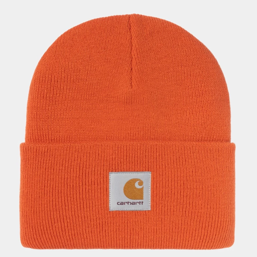 Carhartt WIP Acrylic Watch Hat in Kumquat - Knitted Beanie for Men & Women