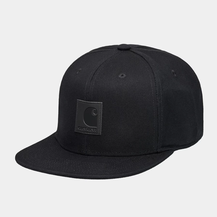 Carhartt WIP Black Logo Embroidered Cap for Men & Women