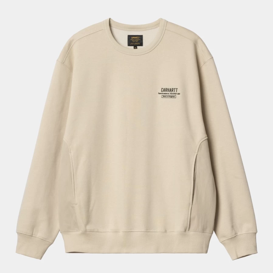 Carhartt WIP Kane Men's Sweatshirt in Frozen Dew Color | Heavyweight Cotton Pullover