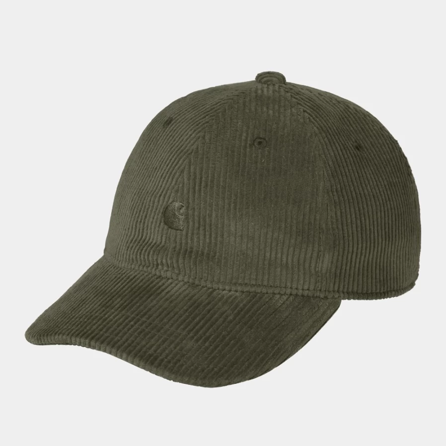 Carhartt WIP Harlem Cap in Plant Color - Durable Cotton Twill Adjustable Baseball Hat