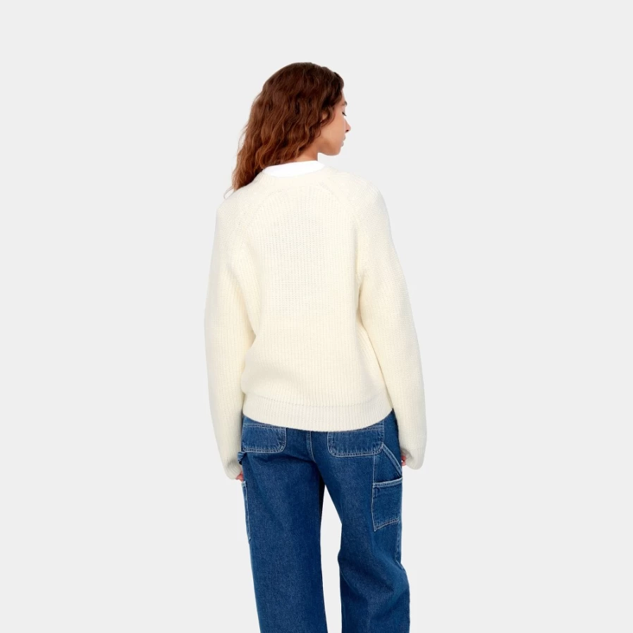 Carhartt WIP Women's Emma Sweater in Wax Color
