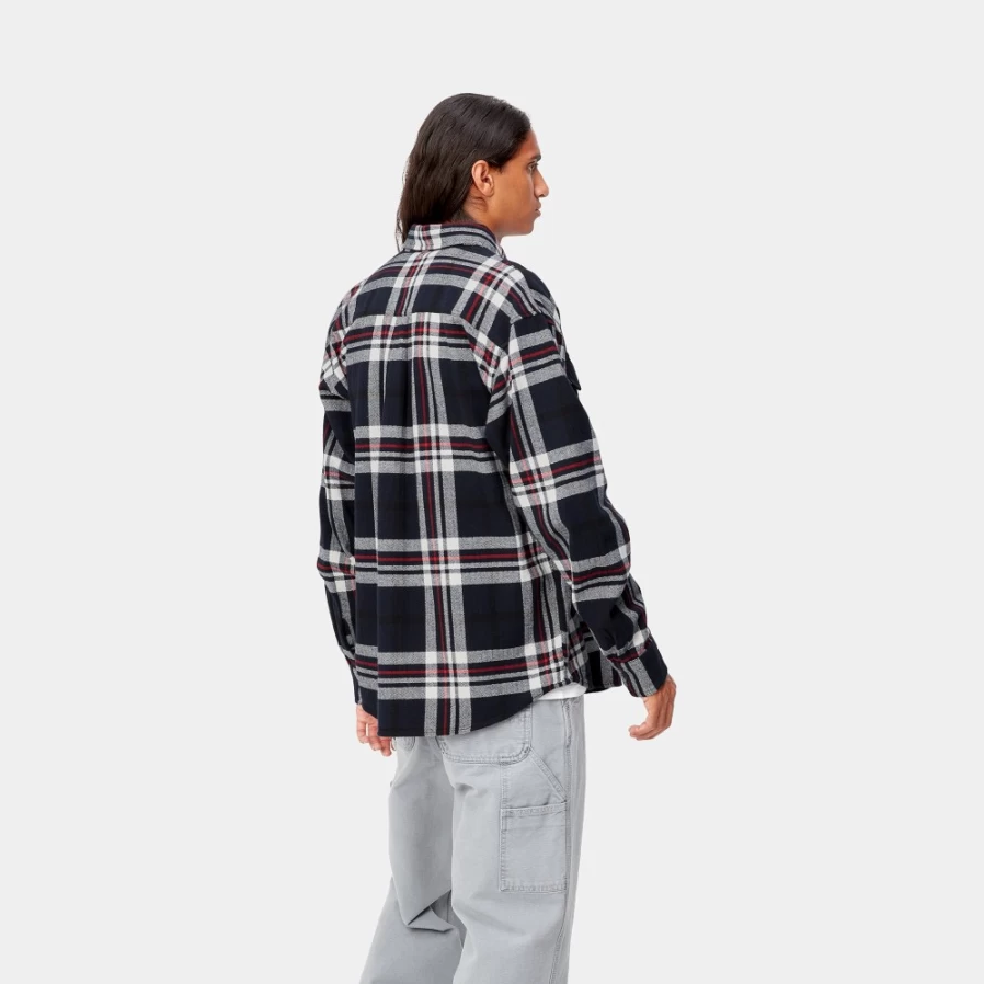 Carhartt WIP Men's Wallace Check Long Sleeve Shirt - L/S Wallace Shirt