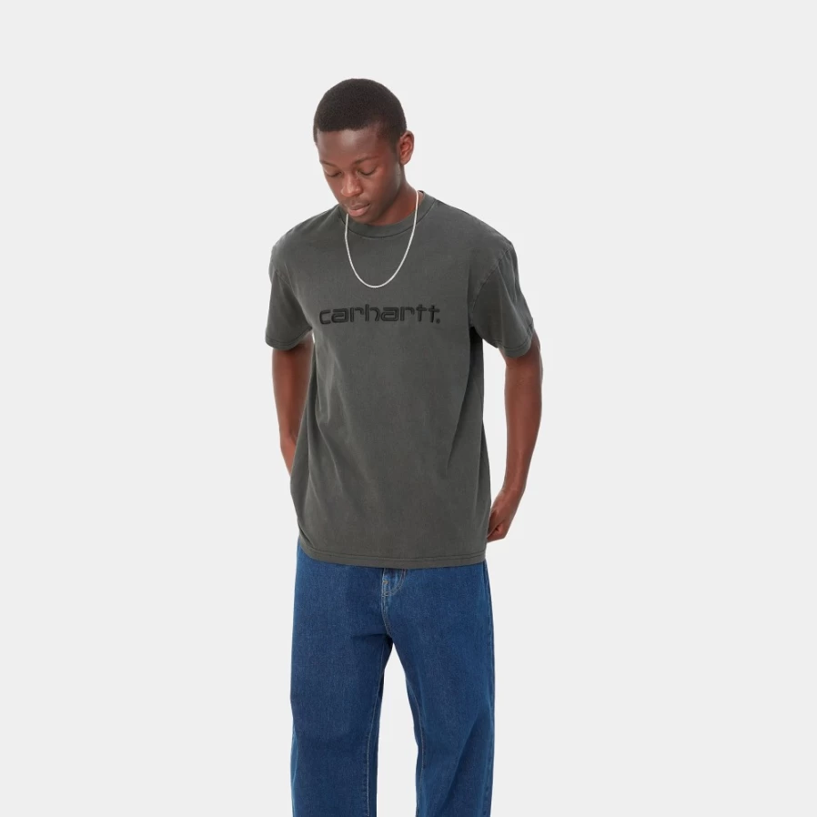 Carhartt WIP Men's Black Short Sleeve Duster T-Shirt