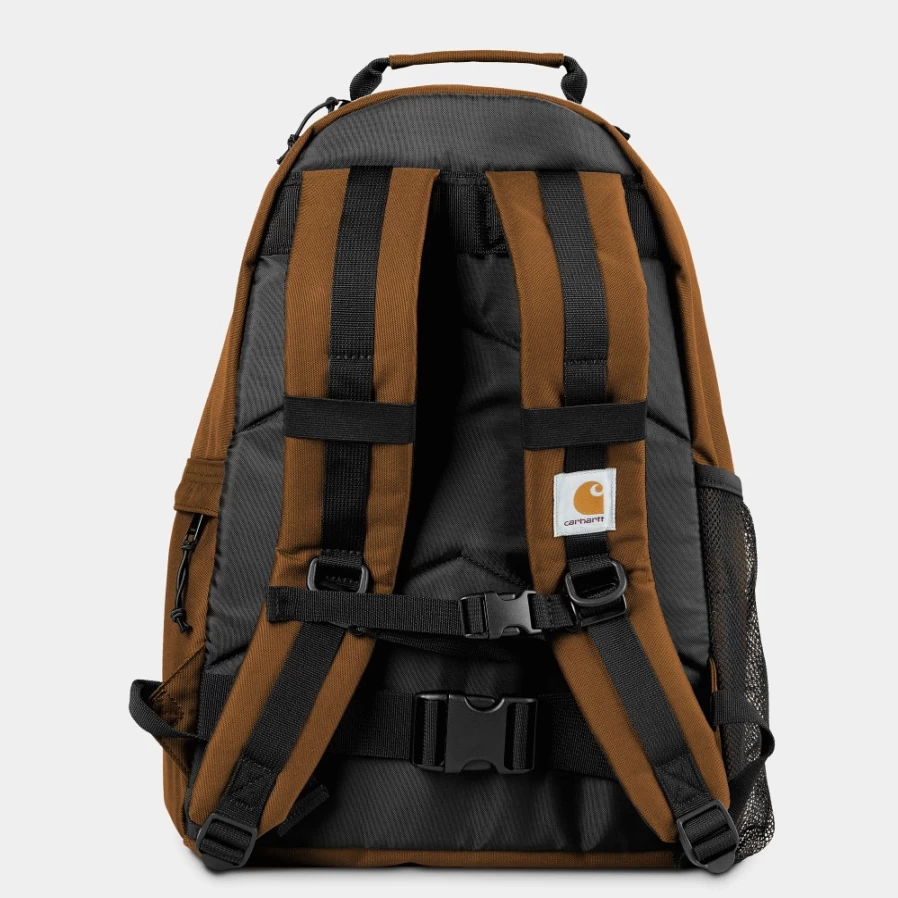 Carhartt WIP Kickflip Backpack - Deep H Brown Durable Laptop Daypack for Work & Travel