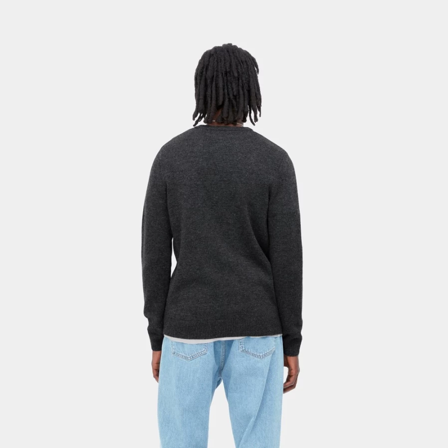 Carhartt WIP Allen Sweater for Men - Black Heather Pullover