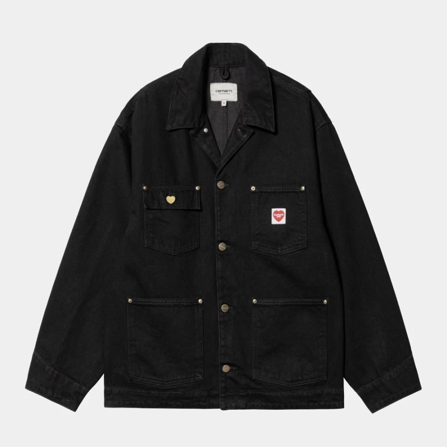 Carhartt WIP Women's Nash Jacket in Black - Classic Casual Outerwear