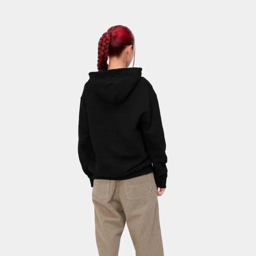 Women's Carhartt WIP Hooded Sweatshirt - Black