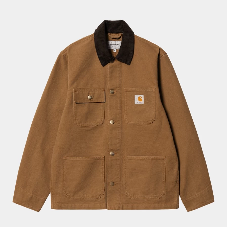 Carhartt WIP Men's Michigan Coat in Hamilton Brown / Tobacco - Summer Jacket