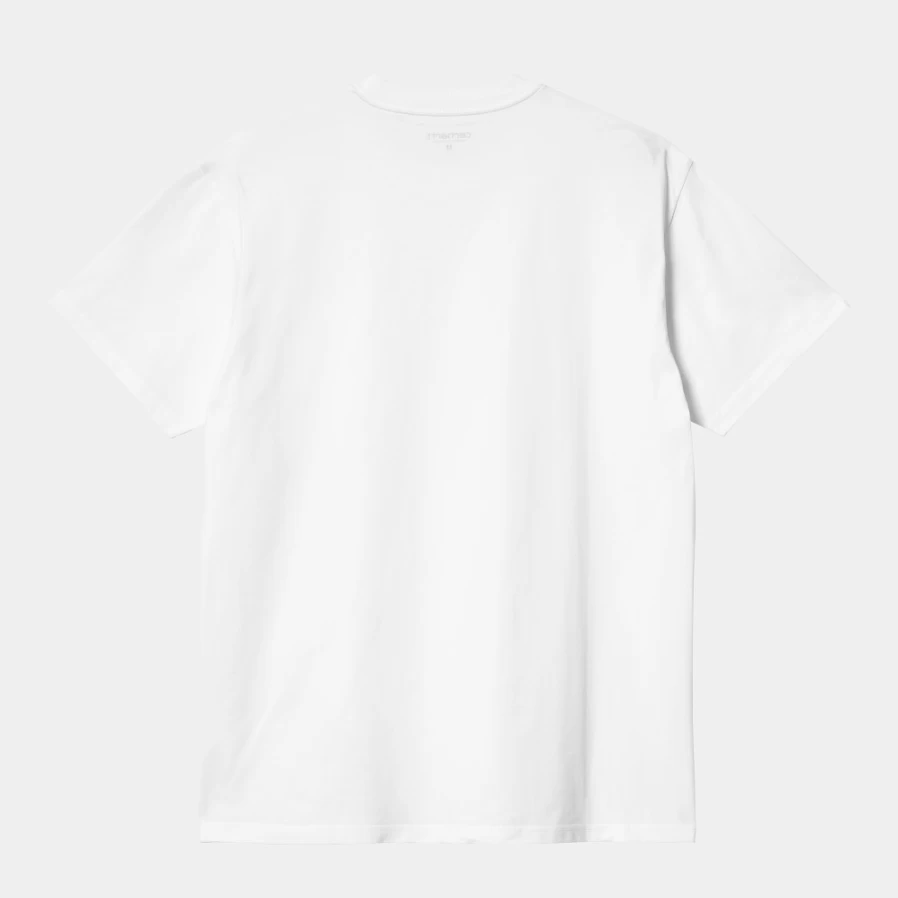 Carhartt WIP Men's White Short Sleeve Pocket Heart T-Shirt