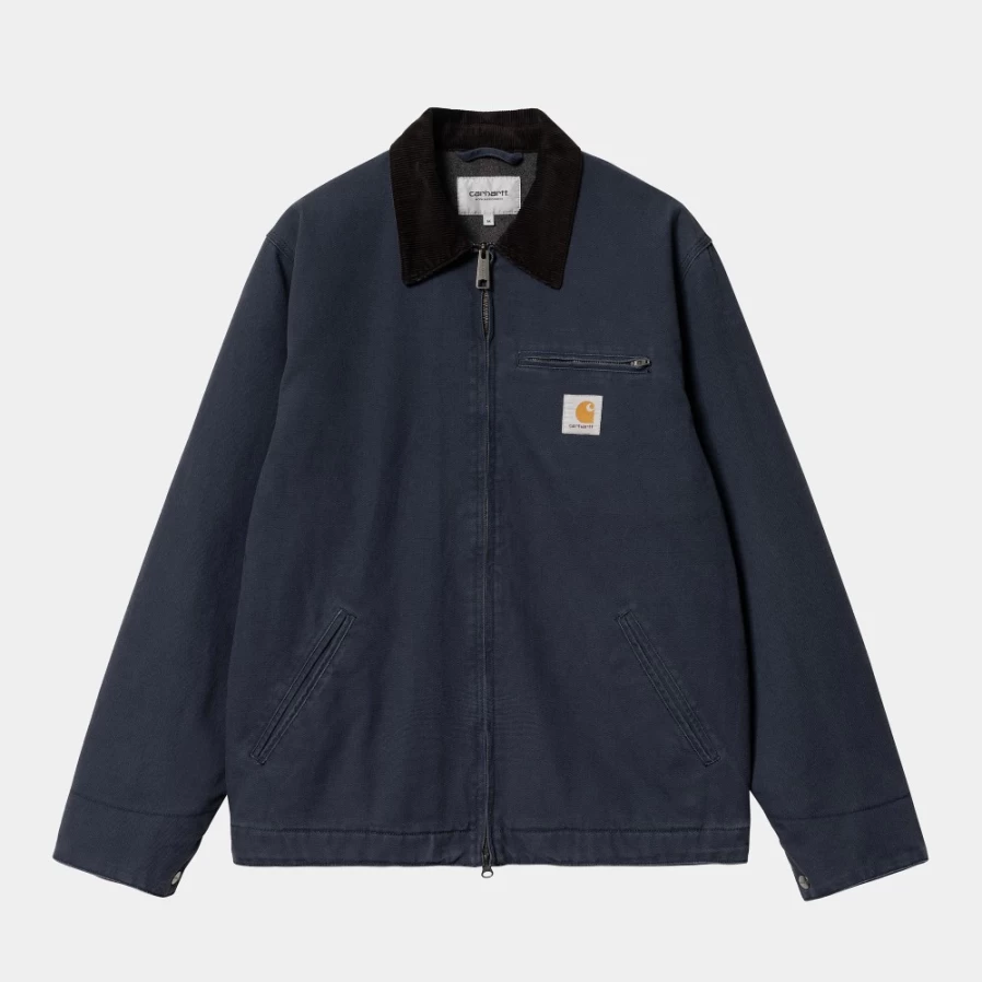 Carhartt WIP Detroit Jacket for Men - Blue & Black Workwear Coat