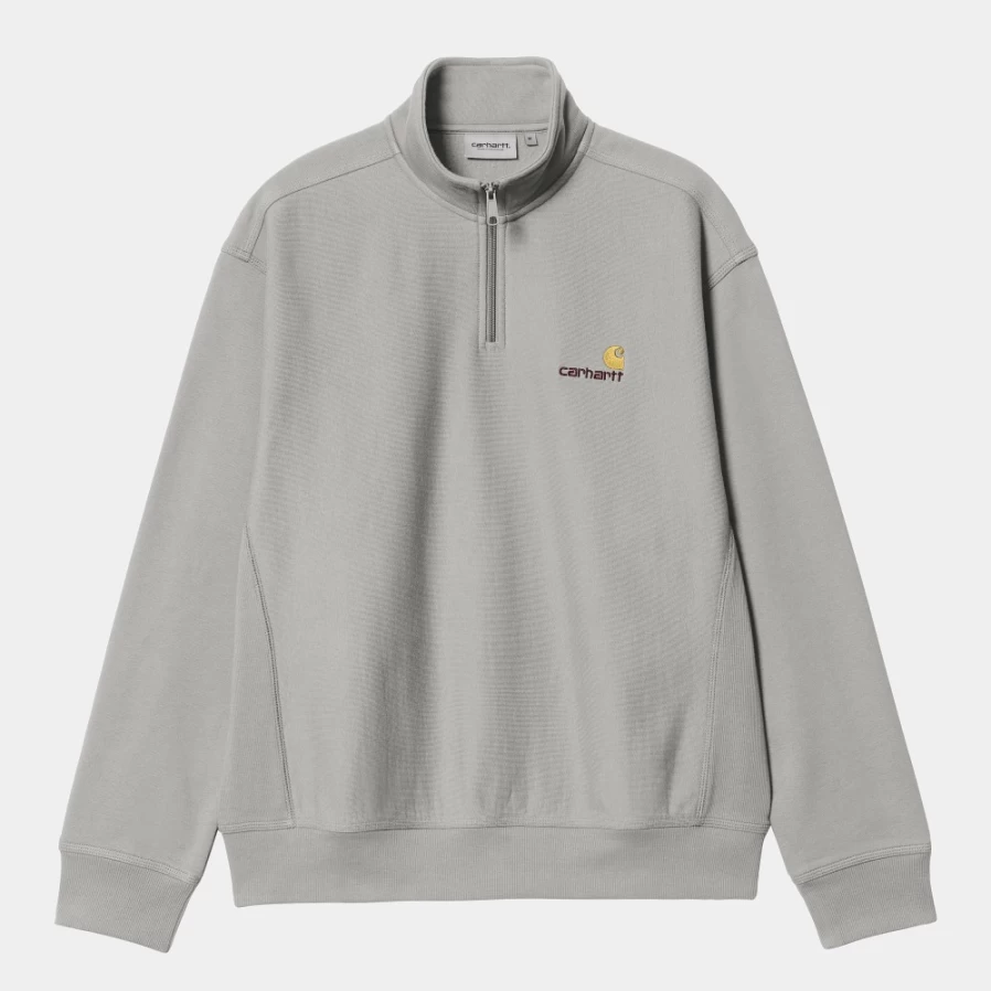 Carhartt WIP Men's Marengo Half Zip American Script Sweatshirt