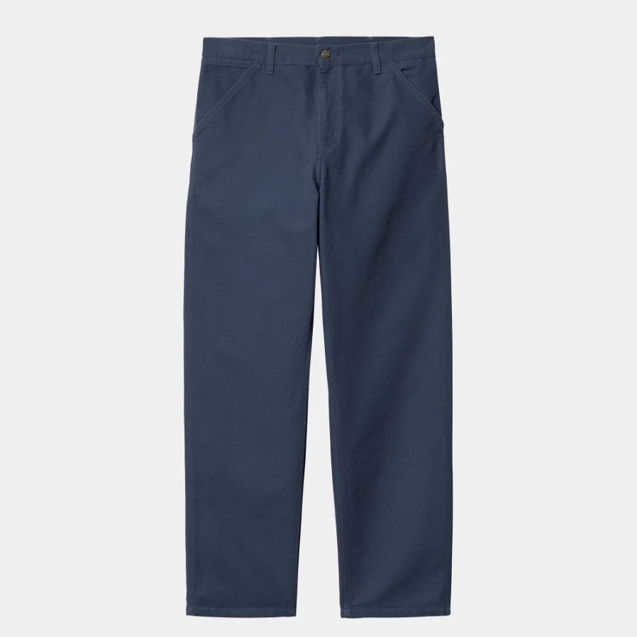 Carhartt WIP Men's Simple Pant - Blue Casual Trousers for Everyday Wear