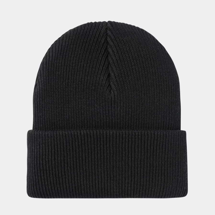 Carhartt WIP Heart Beanie - Black Knit Hat for Men & Women