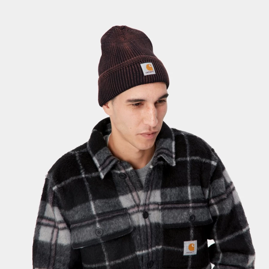 Carhartt WIP Syd Beanie in Soot - Warm Knit Winter Hat for Men & Women