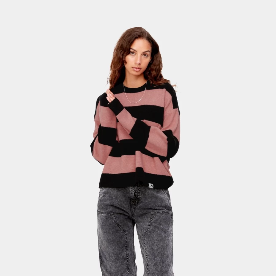 Carhartt WIP Women's Jagger Stripe Sweater - W' Jagger Sweater
