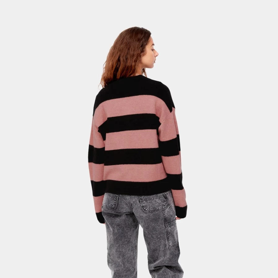 Carhartt WIP Women's Jagger Stripe Sweater - W' Jagger Sweater