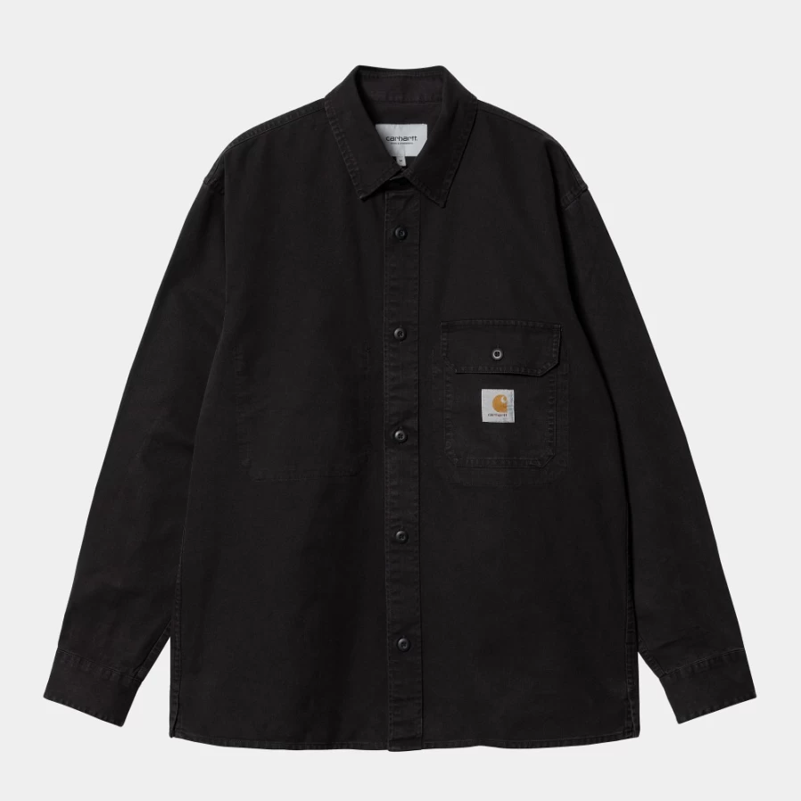 Carhartt WIP Reno Shirt Jac Black Men's Workwear Jacket