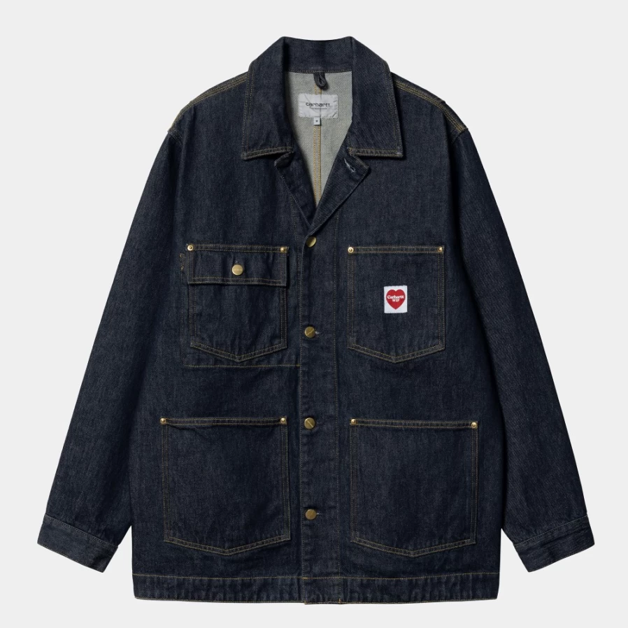 Carhartt WIP Nash Jacket for Men - Blue Denim Workwear Coat