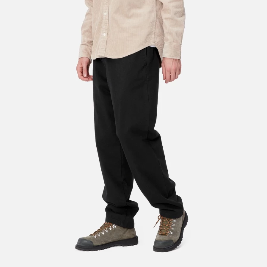 Carhartt WIP Men's Calder Pant in Black - Durable Workwear Trousers