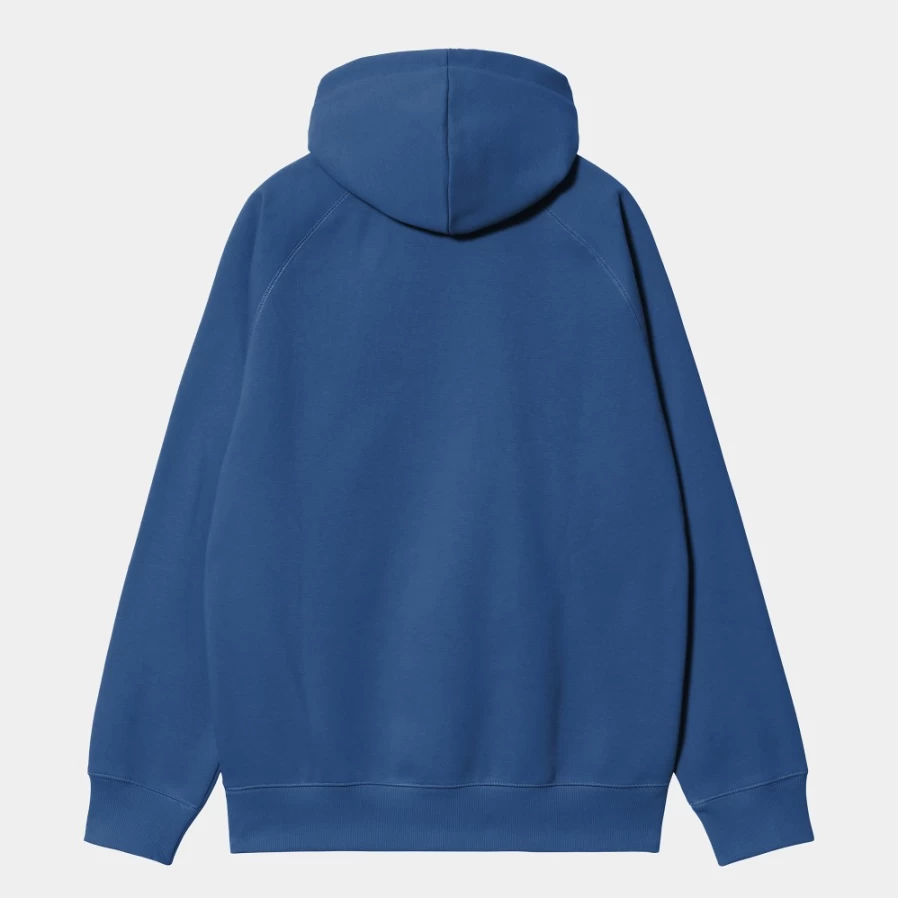 Carhartt WIP Men's Hooded Chase Sweatshirt in Liberty Gold Color