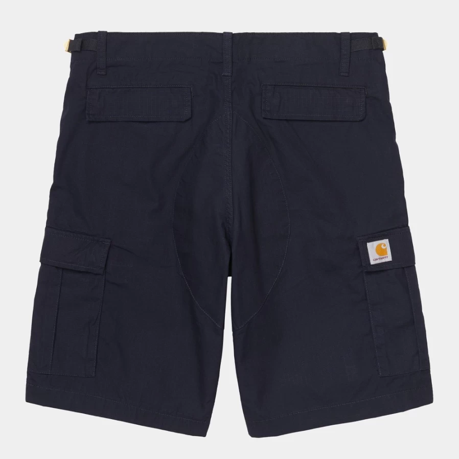 Carhartt WIP Men's Dark Navy Aviation Shorts - Durable Workwear & Casual Style