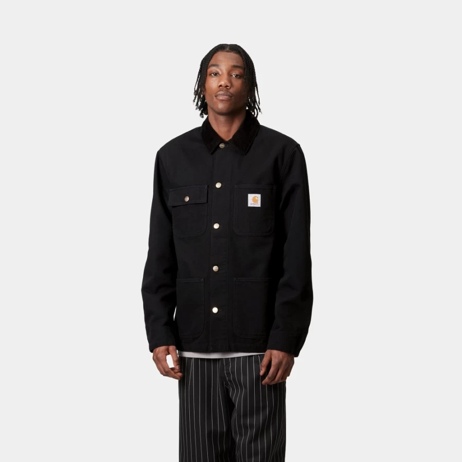 Carhartt WIP Michigan Coat for Men - Black Summer Jacket