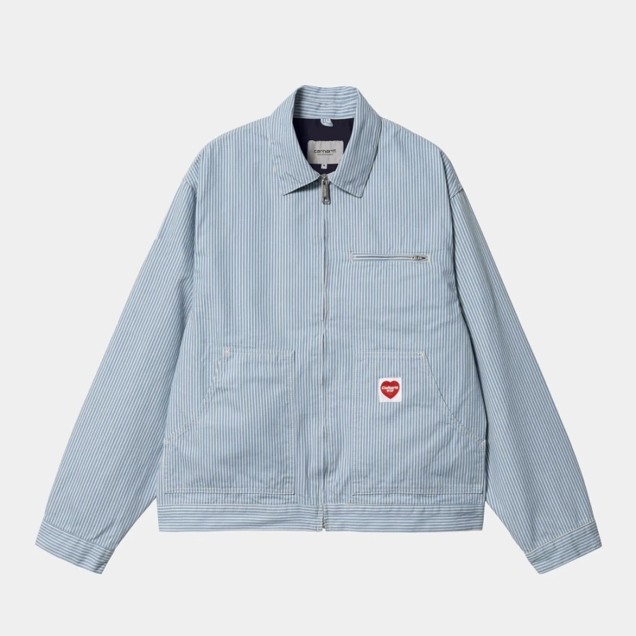 Carhartt WIP Men's Terrell Jacket in Bleach/Wax - Durable Workwear Style