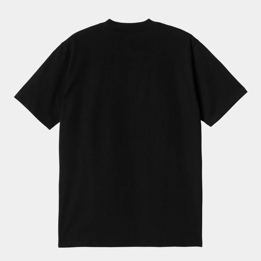 Carhartt WIP Men's Black Slow Script Short Sleeve T-Shirt