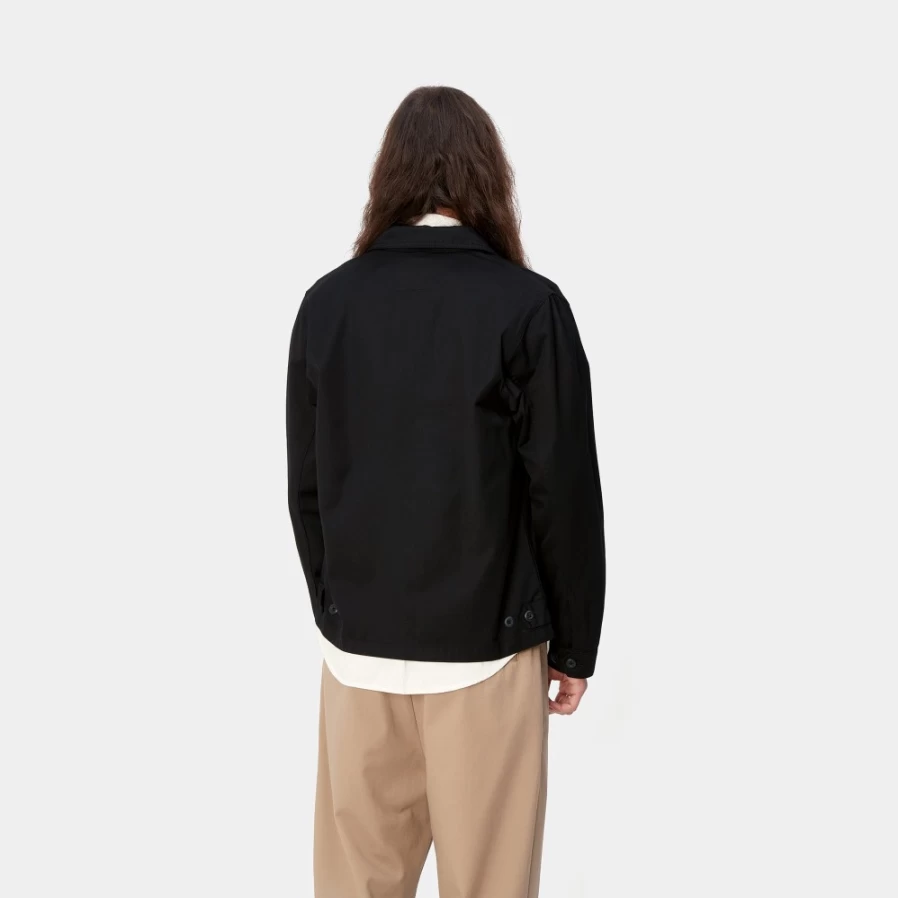 Carhartt WIP Men's Black Modular Jacket - Lightweight Water-Resistant Urban Outerwear