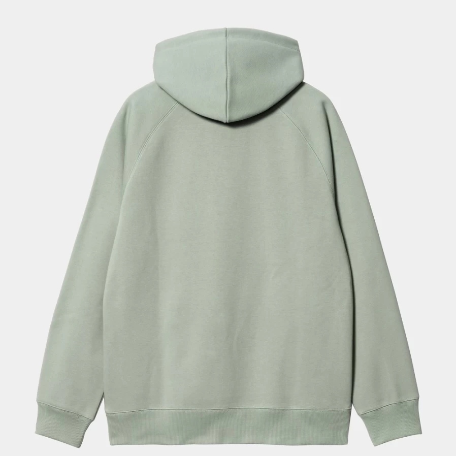 Carhartt WIP Men's Hooded Chase Sweatshirt in Glassy Teal & Gold