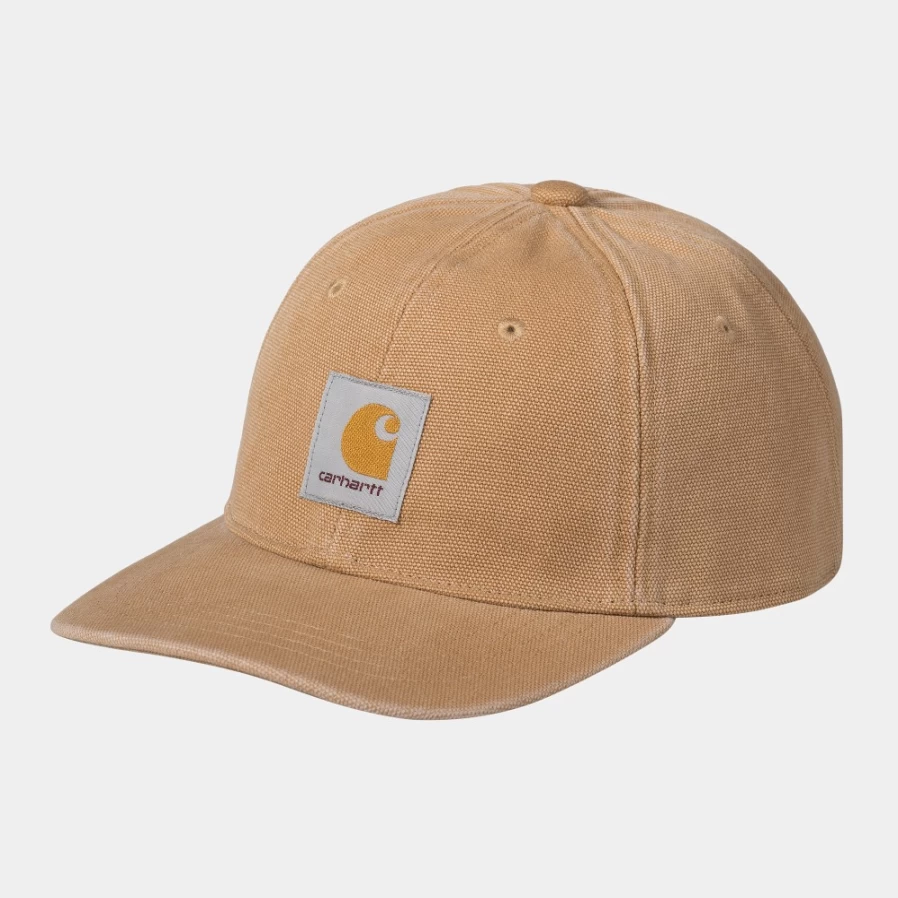 Carhartt WIP Canvas 6-Panel Cap in Cinnamon - Vintage Style Dad Hat for Men and Women