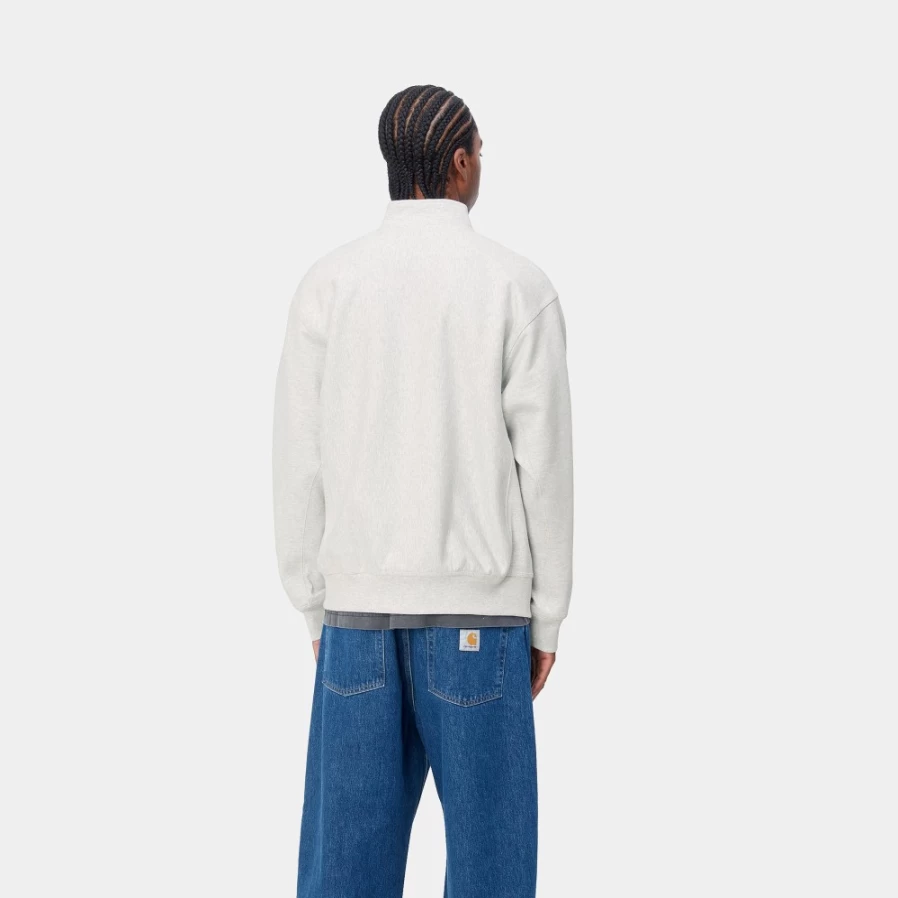 Carhartt WIP Men's American Script Jacket in Ash Heather - Classic Streetwear Style