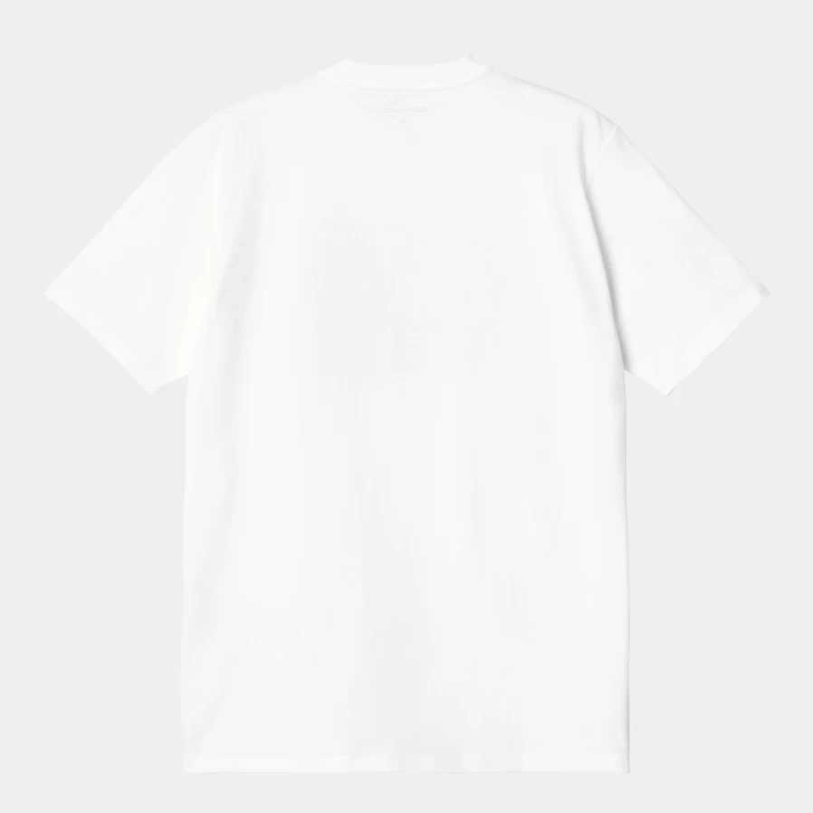 Carhartt WIP Men's White Short Sleeve Fibo T-Shirt
