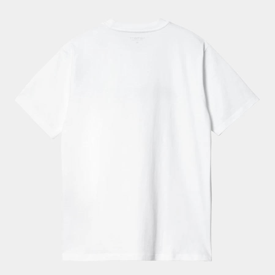 Carhartt WIP Men's White Dandelion Script Short Sleeve T-Shirt