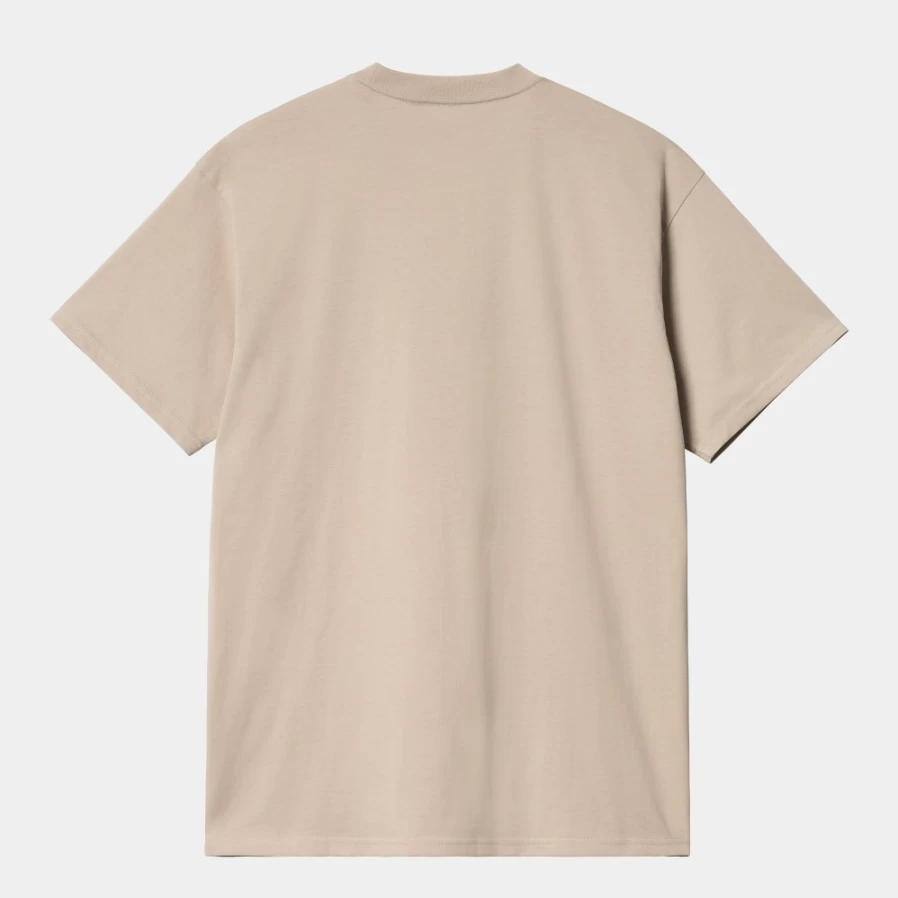 Carhartt WIP Men's Script Embroidery Short Sleeve T-Shirt - Wall/White