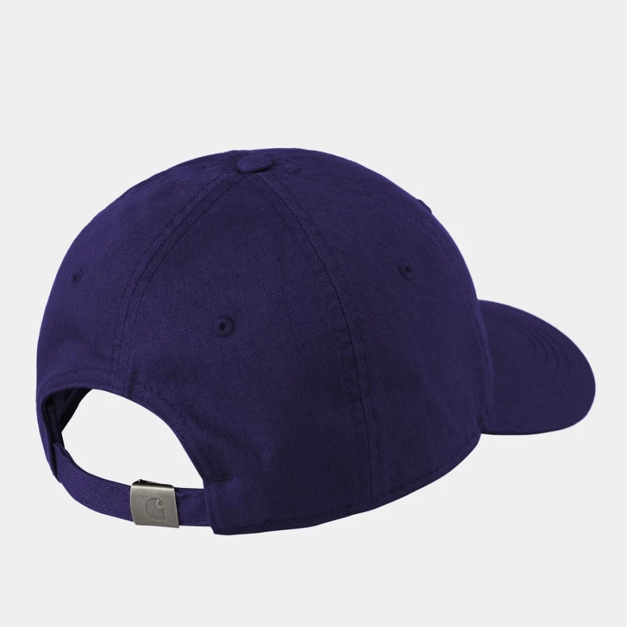 Carhartt WIP Madison Logo Cap in Cassis/Wax - Stylish Embroidered Dad Hat