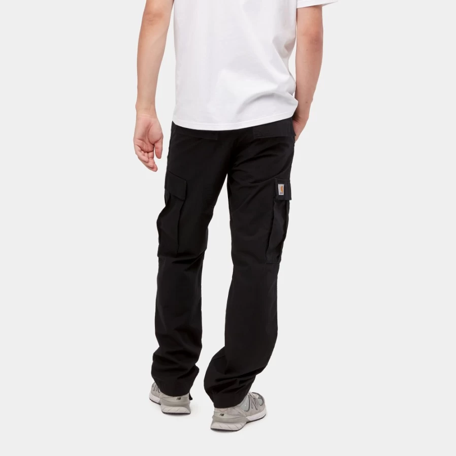 Carhartt WIP Men's Black Regular Cargo Pants for Work & Casual Wear