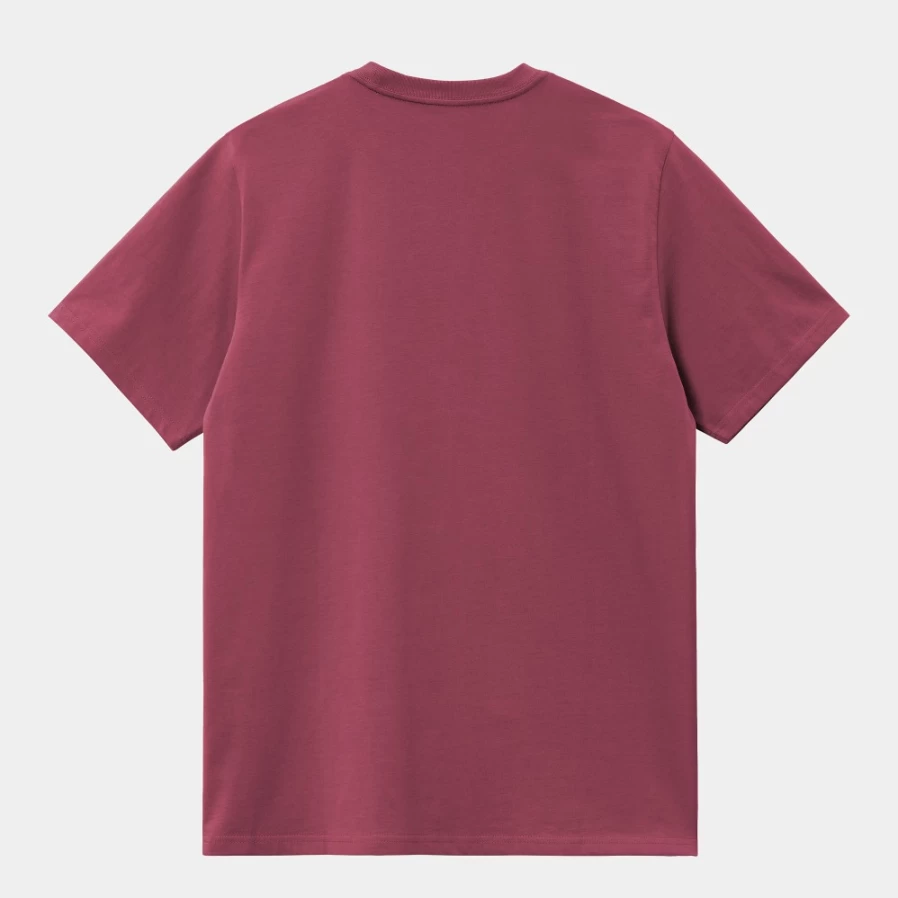 Carhartt WIP Men's S/S Chase T-Shirt in Punch/Gold Color