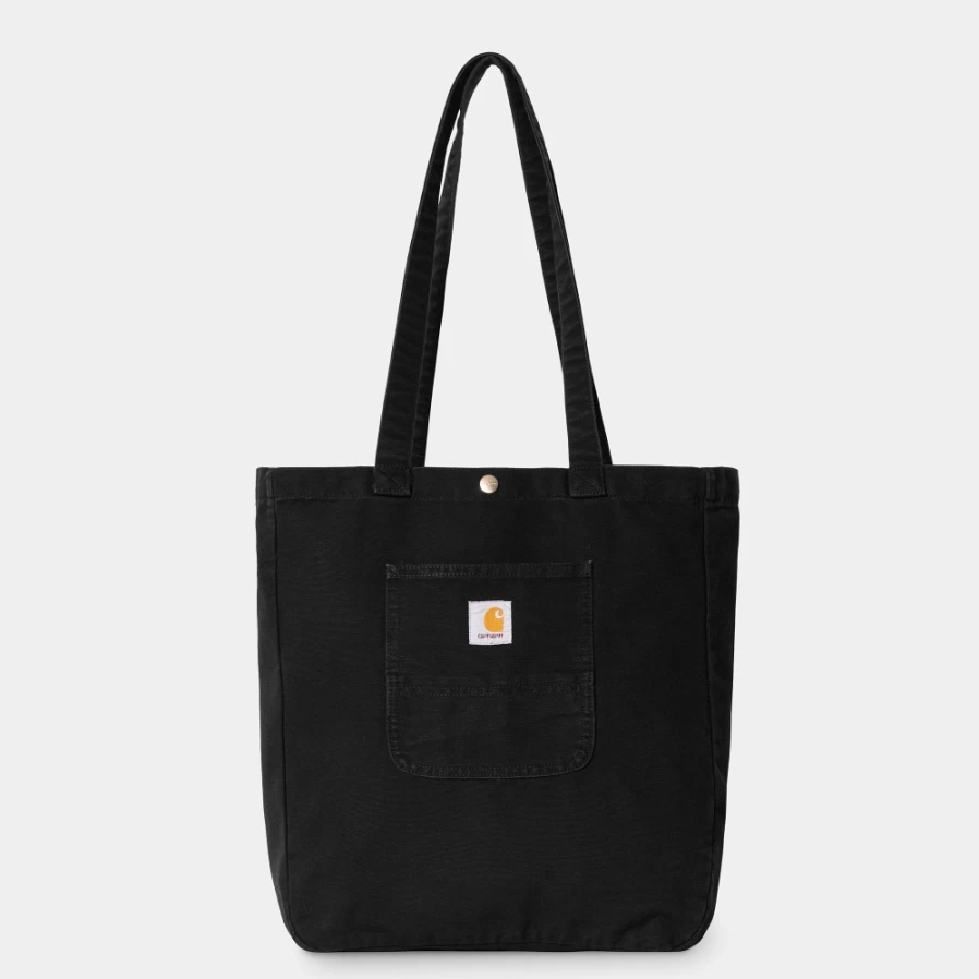 Carhartt WIP Bayfield Tote Bag - Durable Black Canvas Carryall for Work & Everyday Use