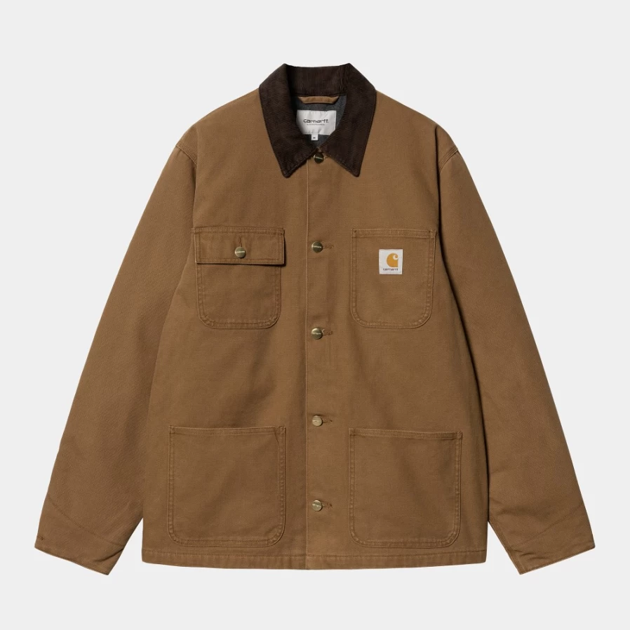 Carhartt WIP Michigan Winter Coat for Men in Hamilton Brown / Tobacco