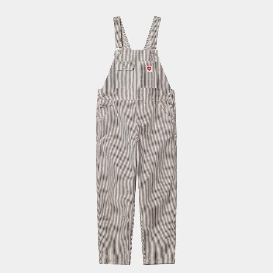 Carhartt WIP Women's Terrell Overall in Wax/Dark Navy