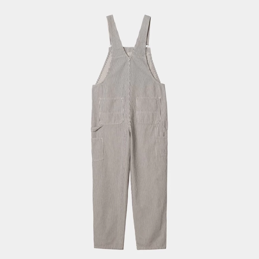 Carhartt WIP Women's Terrell Overall in Wax/Dark Navy