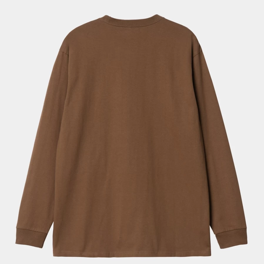 Carhartt WIP Men's L/S Chase T-Shirt in Tamarind & Gold