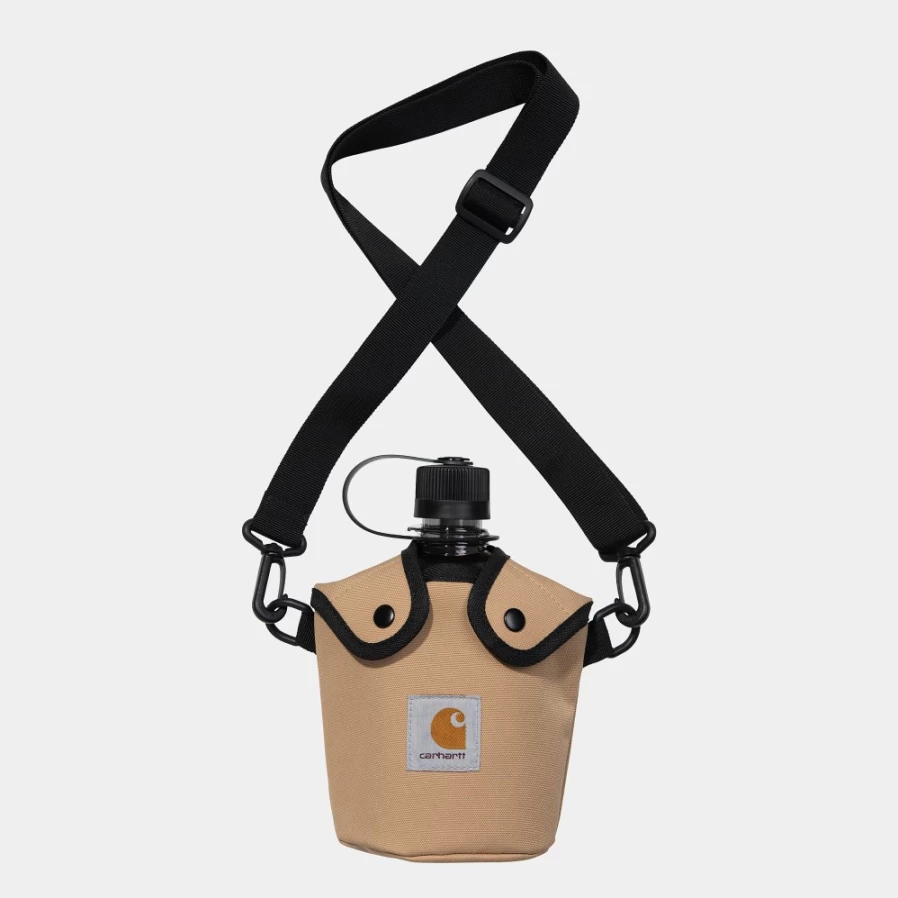 Carhartt WIP Field Bottle - Dusty H Brown Outdoor Water Bottle for Camping & Hiking