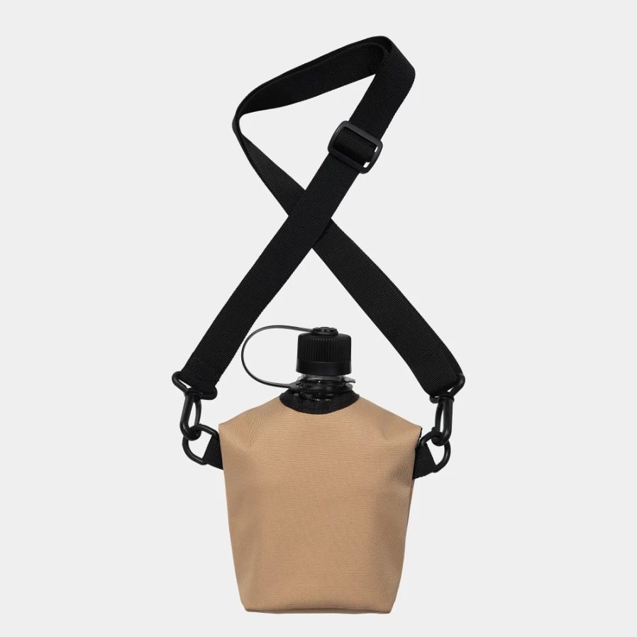 Carhartt WIP Field Bottle - Dusty H Brown Outdoor Water Bottle for Camping & Hiking